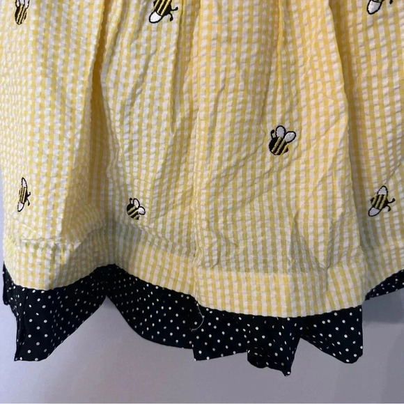 Emily Rose Infant Girl Sleeveless Yellow Bumblebee & Daisy Dress Size 18M NWT - Picture 4 of 10